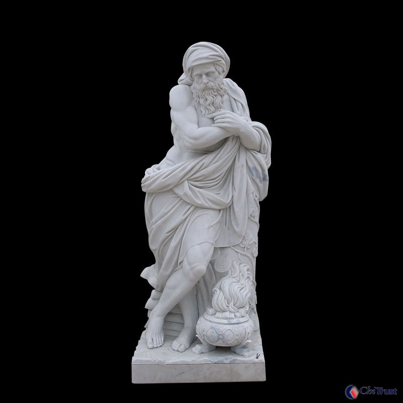 Western mythology White marble statue